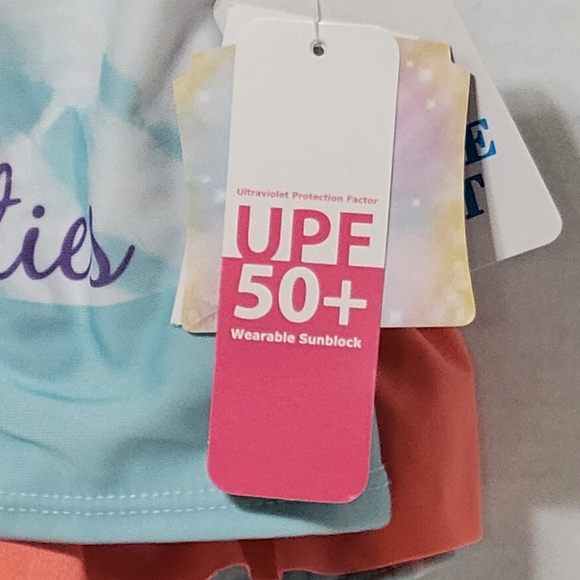 Disney Princess Ariel & Flounder Girls 2PC Swimsuit Set UPF 50+ Size 5T NWT - Picture 9 of 11